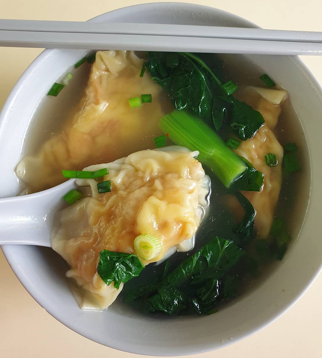 Dumplings soup (5 pcs - $3)!