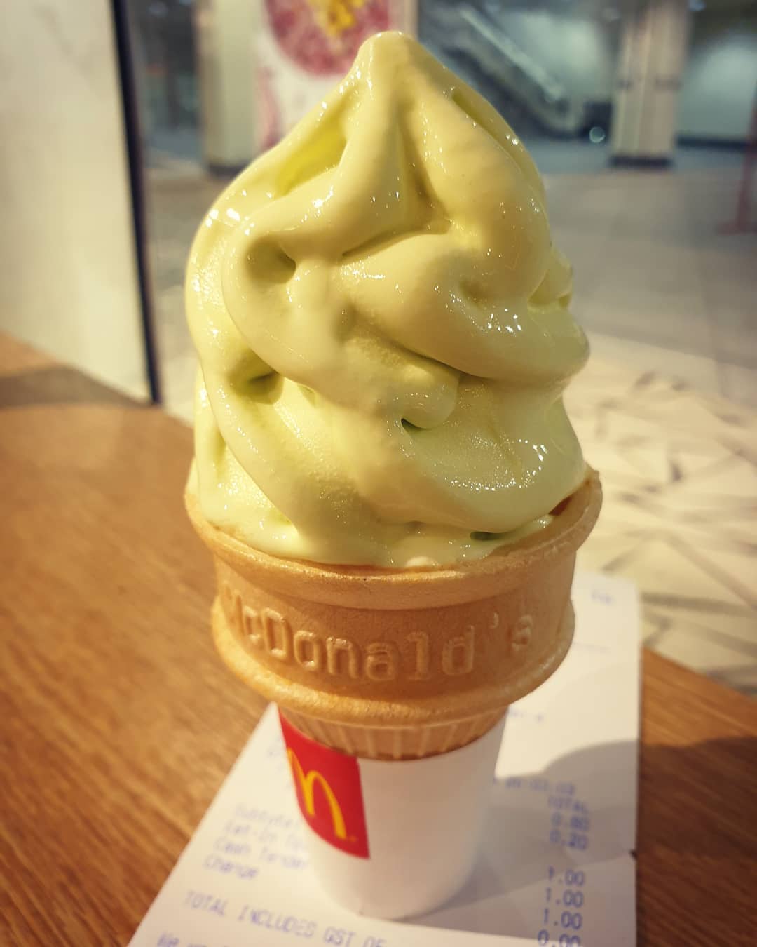 Happy mid week with a pandan cone ($1)!
