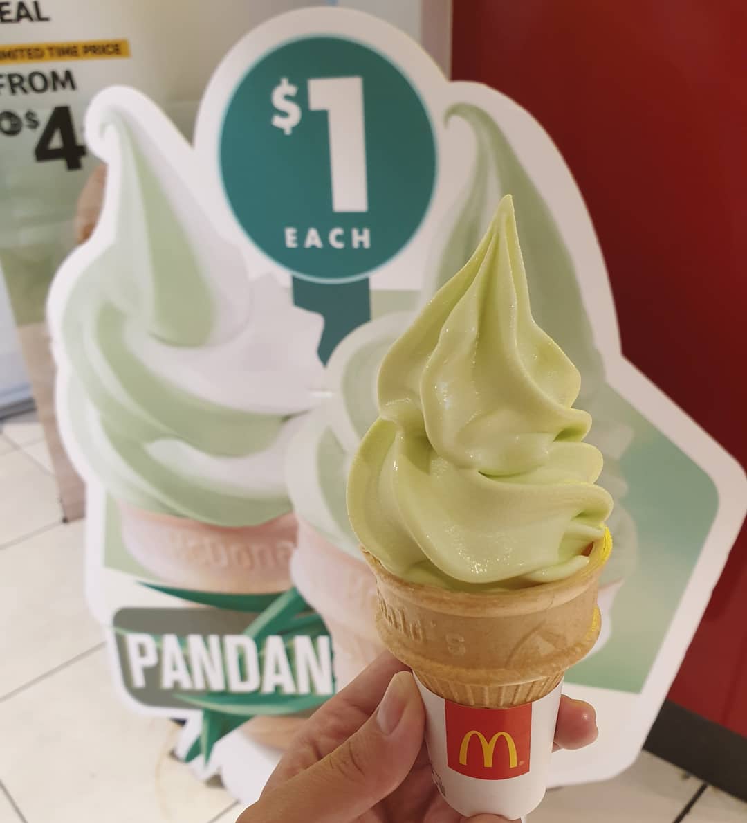 Pandan cone ($1)!