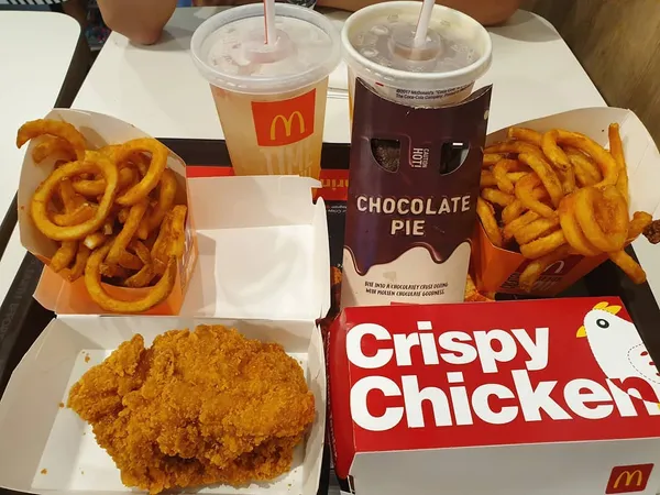 Trying out the new crispy chicken ($18.60)!