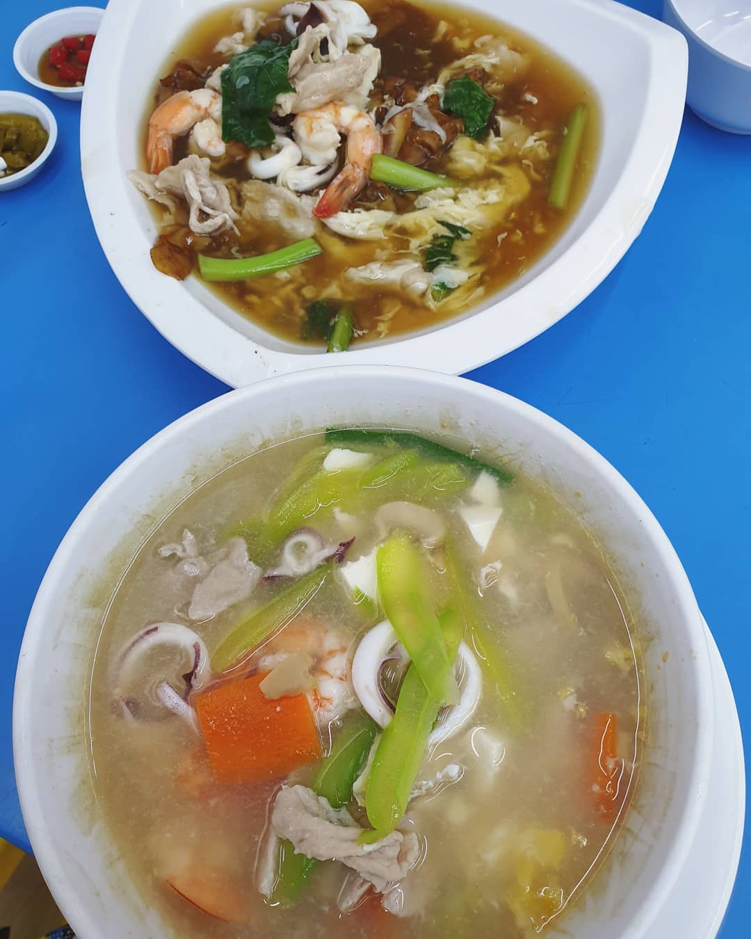 Hor fun ($4.50) & Bittergourd soup ($5)!