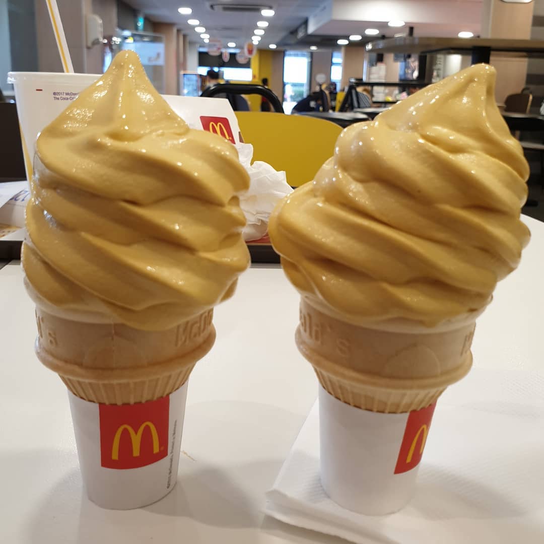 Popcorn caramel cone ($1 each)!