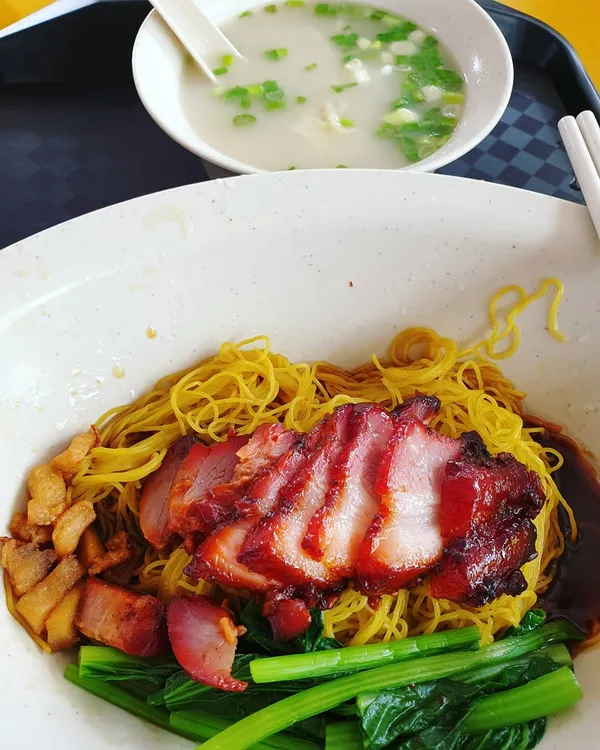 Char siew wanton mee ($5)!