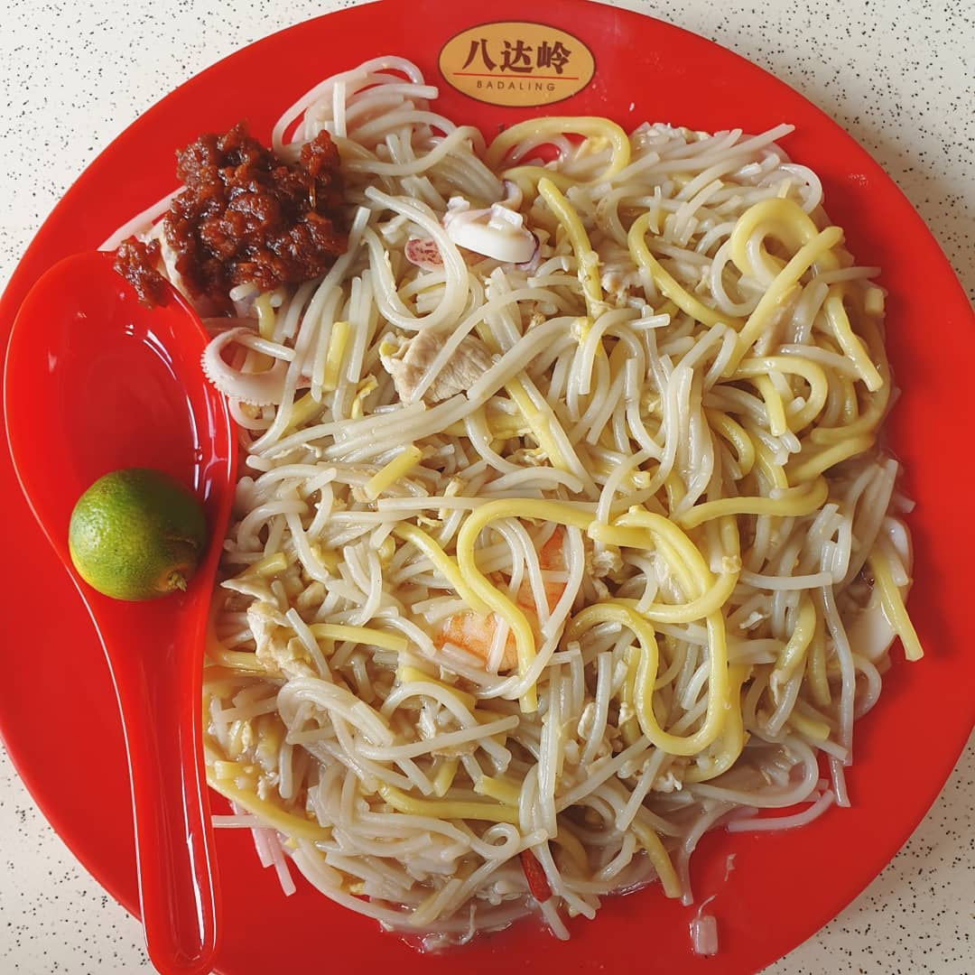 炒苏东虾面 ($4)!