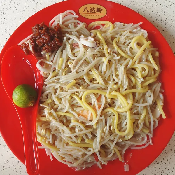 炒苏东虾面 ($4)!