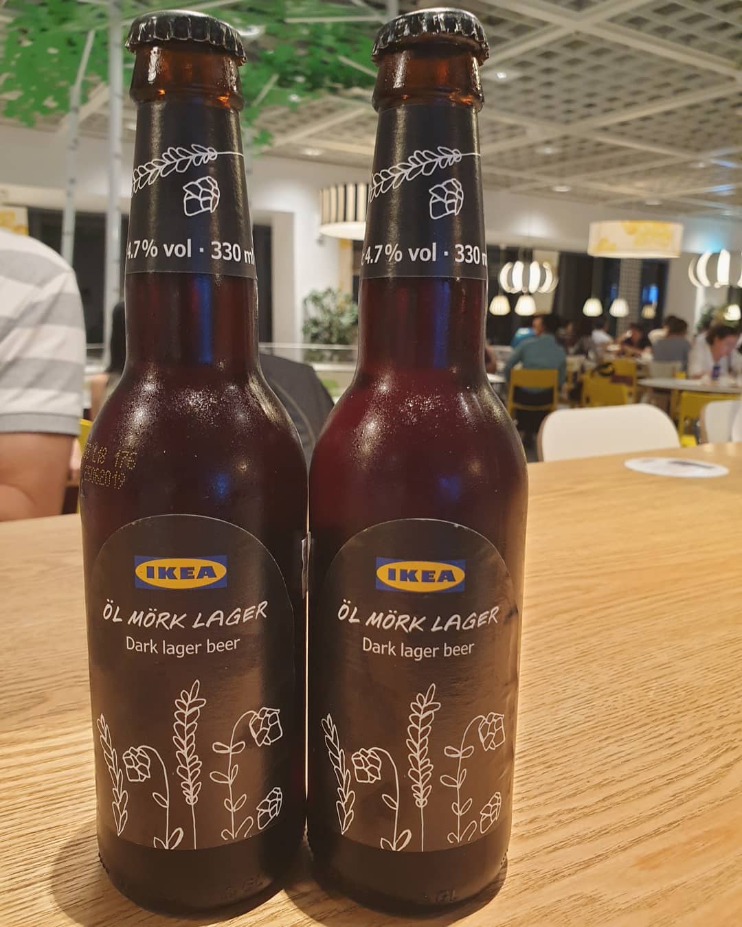 Dark lager beer ($3.50 each)!