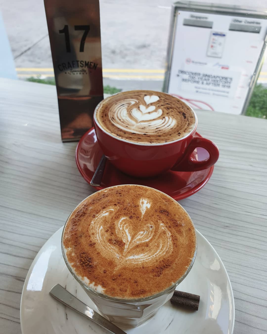 Cappuccino & Chai latte ($6 each)!