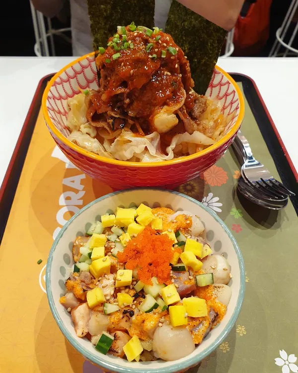 1 for 1 — Volcano beef don (regular: $11.90) & Bara chirashi don (mini: $9.50)!