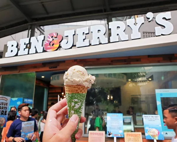 Free cone day — Chocolate chip cookie dough!