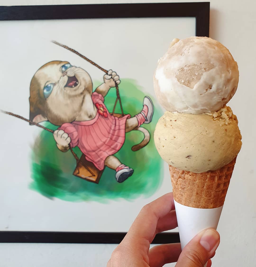 Popping root beer float & Roasted pistachio ($8.20)!