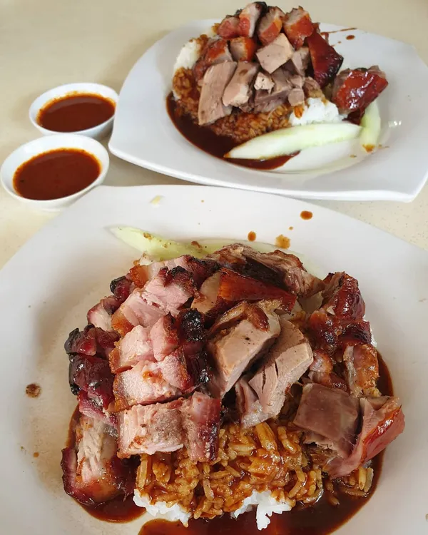 烧鸭 叉烧 烧肉 饭 ($6.80 each)!
