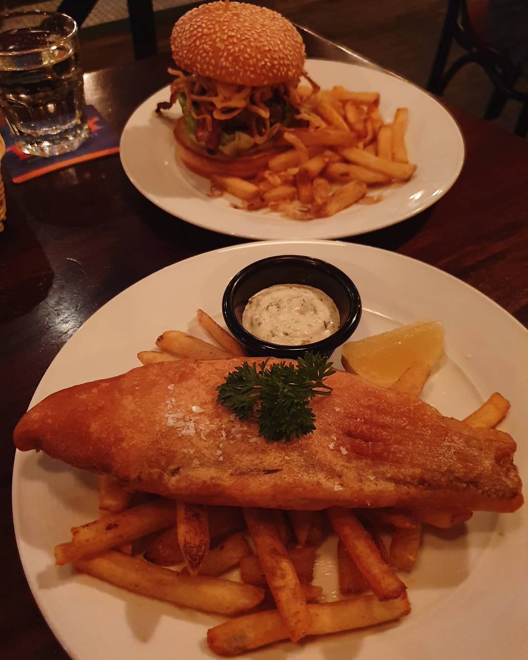 Fish & chips ($24+) & The Poet's burger ($22+) — Burpple Beyond: $25.68!