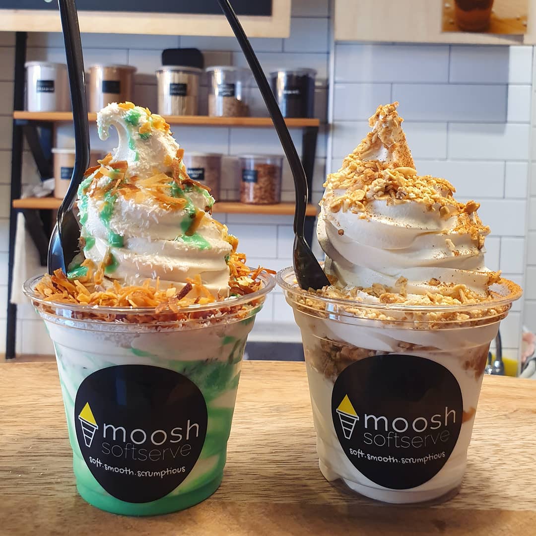 Ondeh ondeh & Apple crumble soft serve (Burpple Beyond: $4.50)!