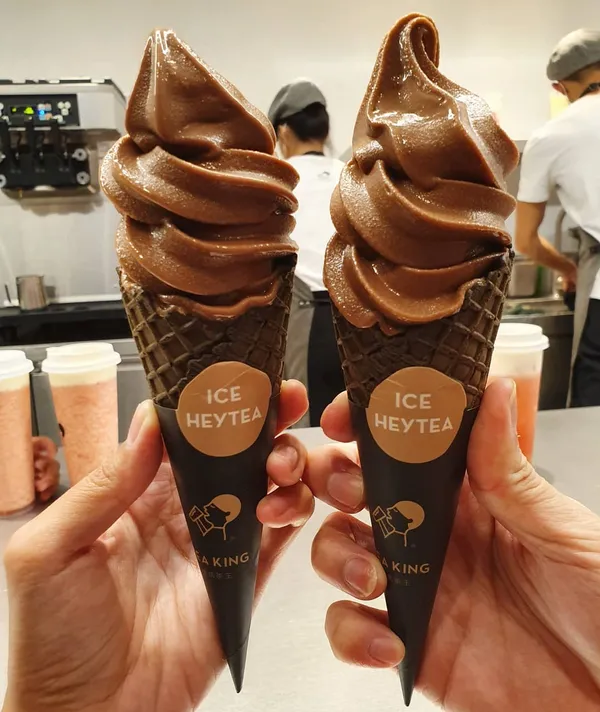 Ovaltine ice cream cone ($4.50 each)!