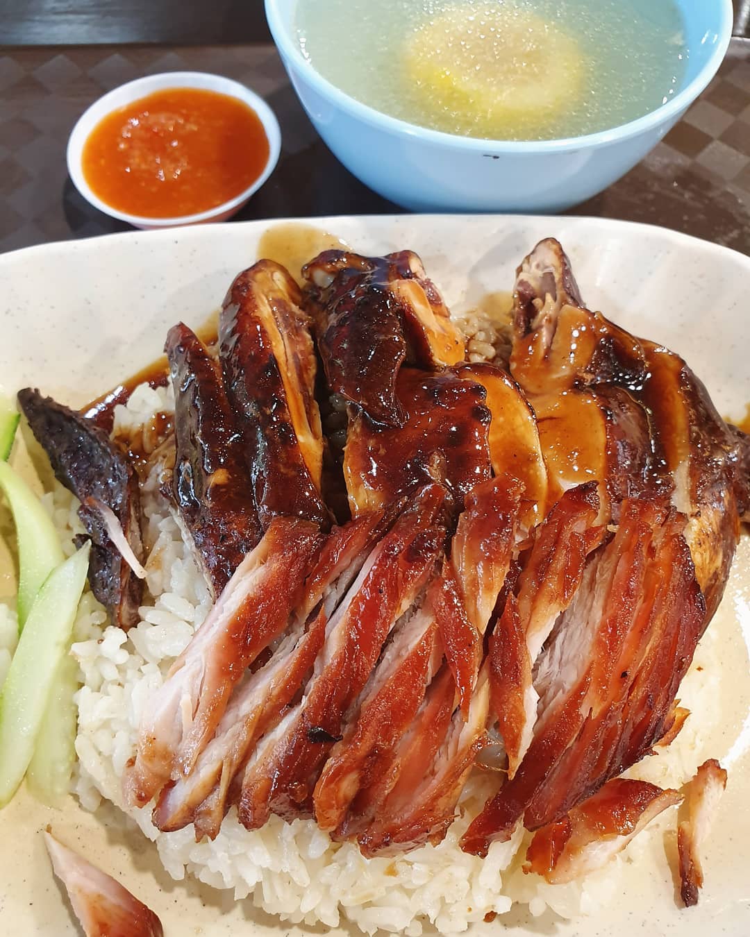 油鸡 叉烧 饭 ($3)!