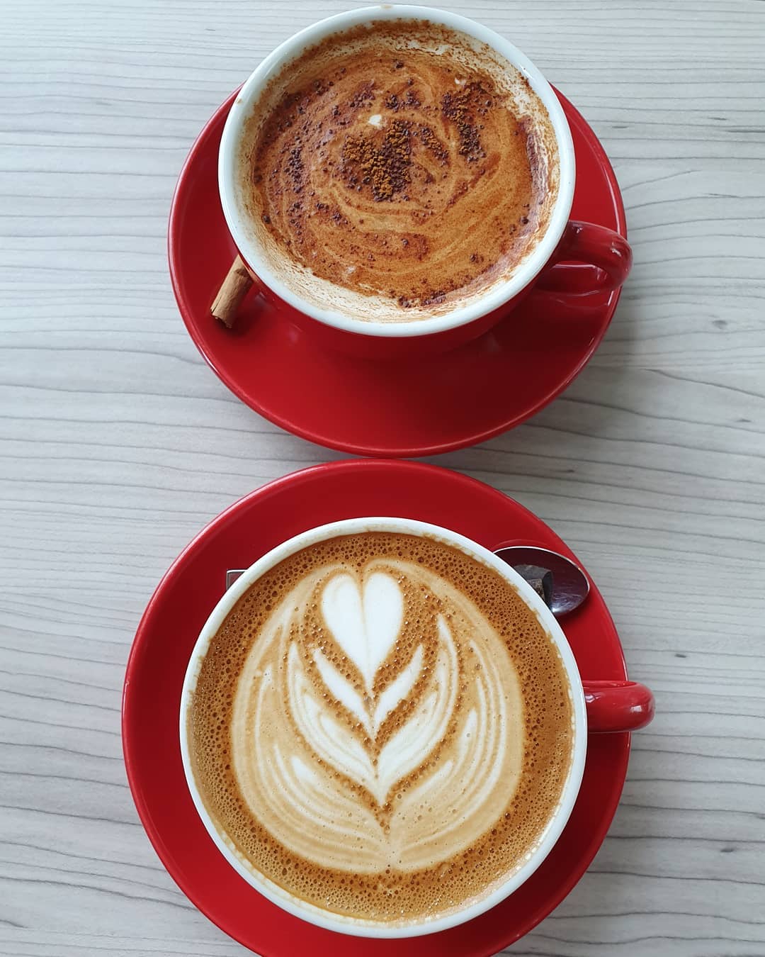 Chai latte ($8) & Flat white ($7)!