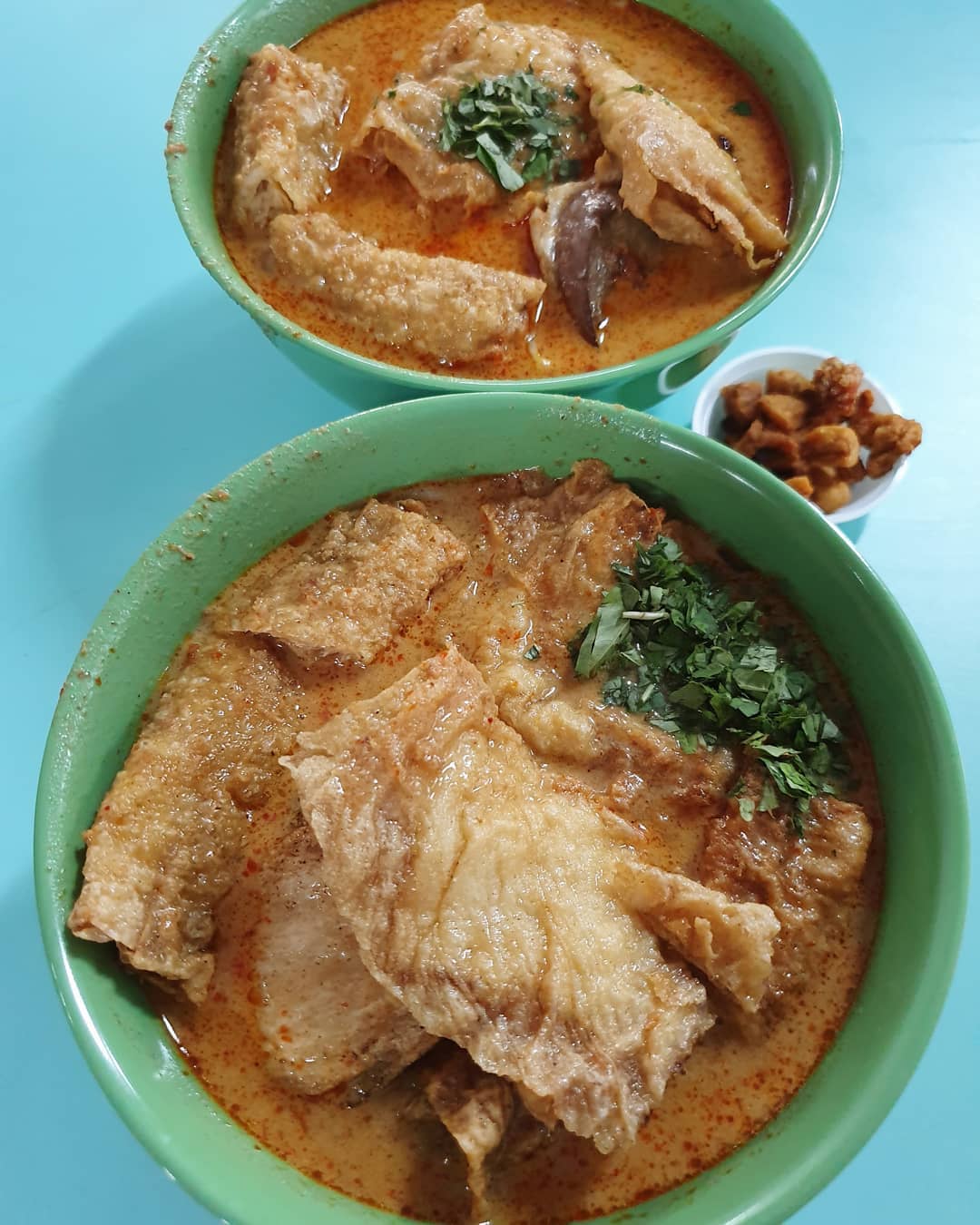 Laksa 酿豆腐 ($4 each)!