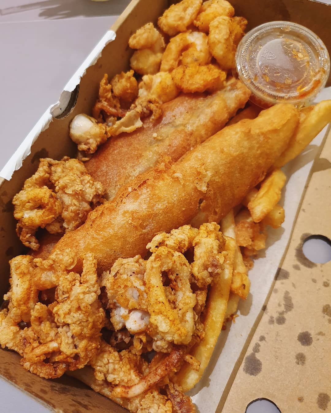 Barramundi, Shrimps, Calamari ($18.90)!