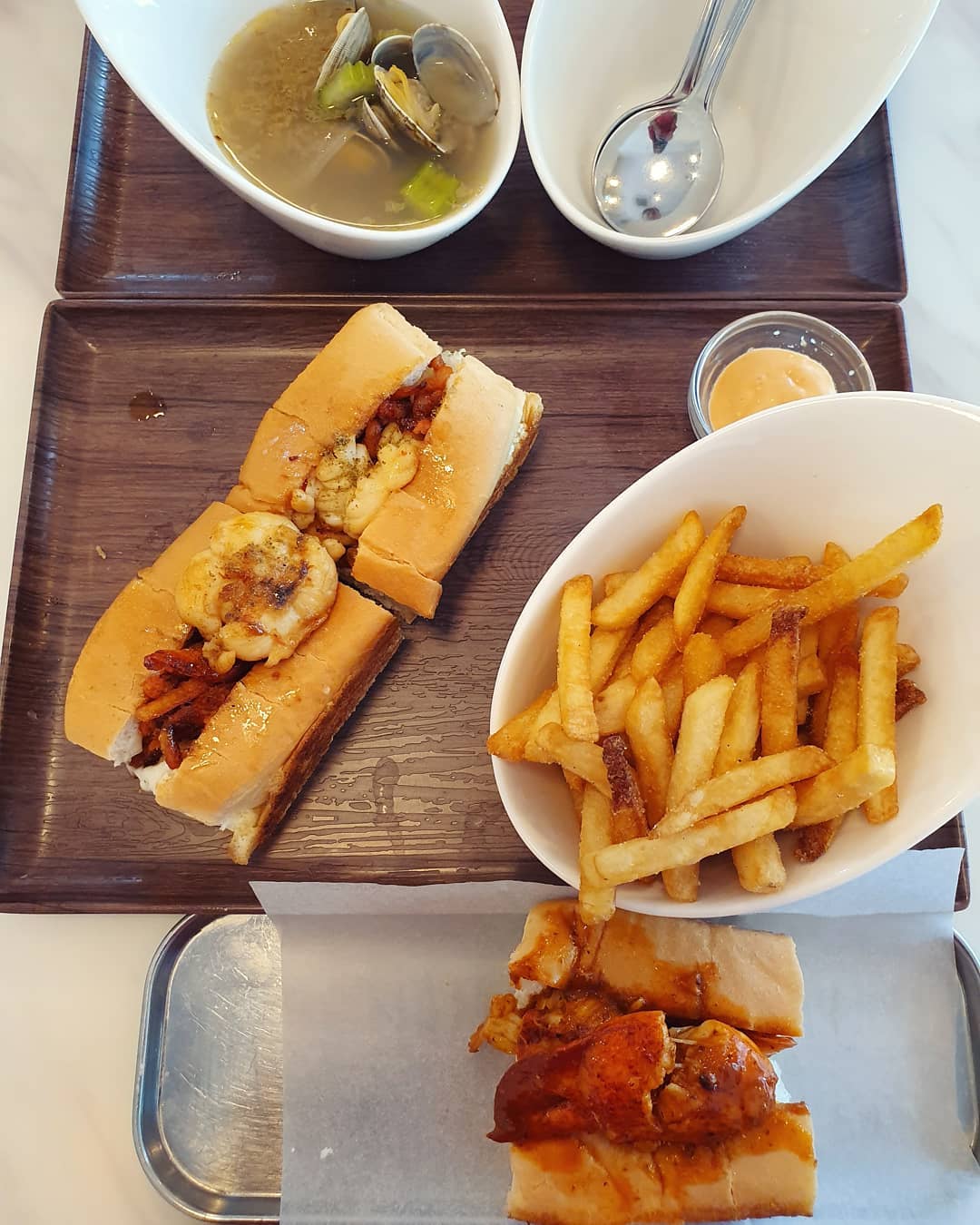 Lobster rolls ($44)!