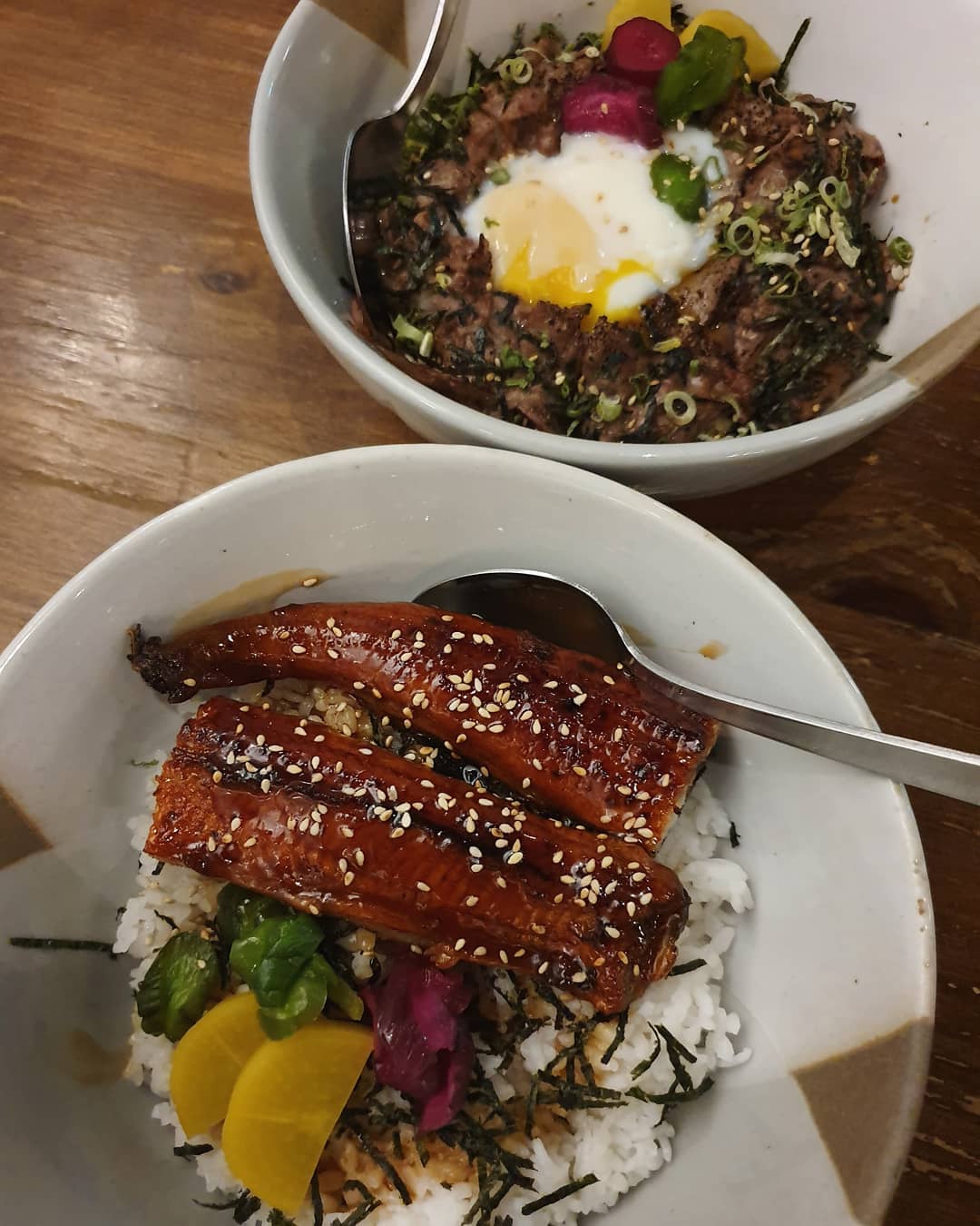 Grilled eel don & Aburi wagyu beef don (Burpple Beyond: $20++)!