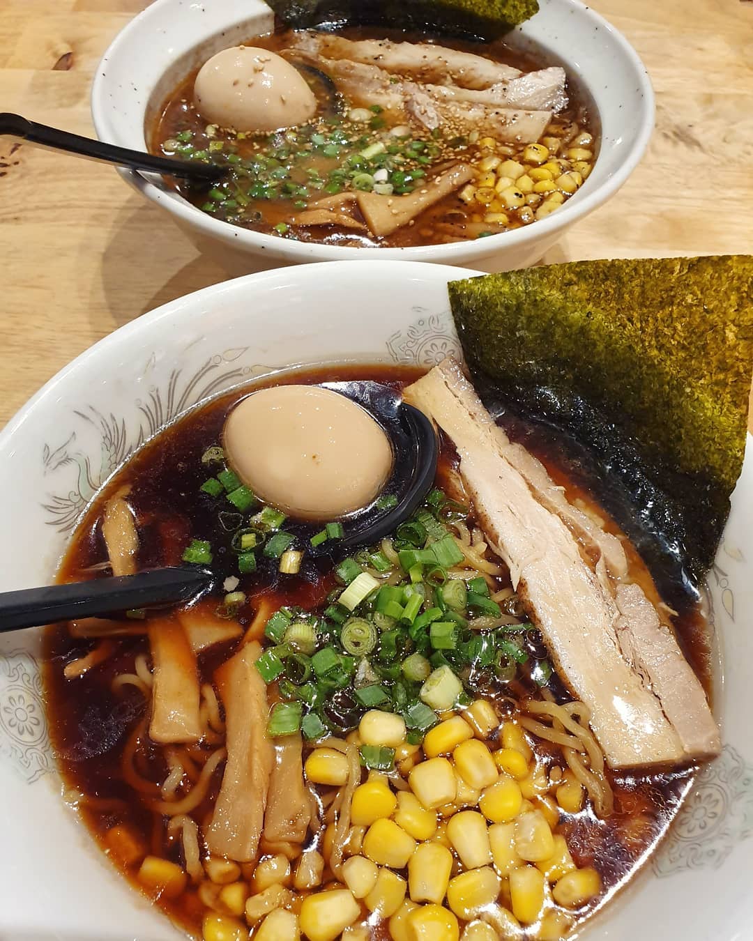 Tokusen shoyu & Miso tonkotsu ($17.50++ each)!