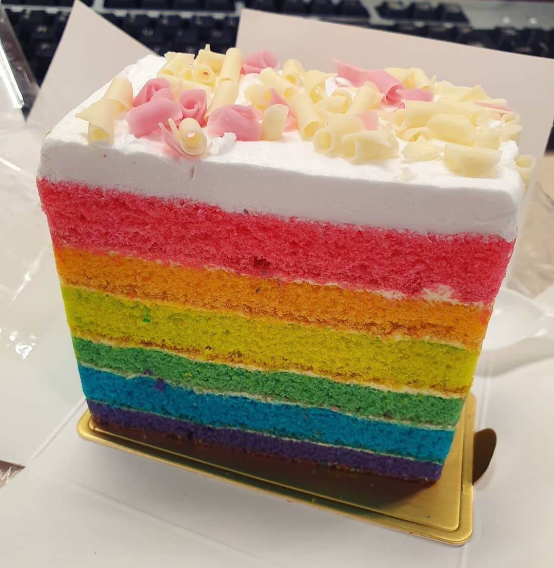 Rainbow cake (1 for $3.50, 2 for $6)!