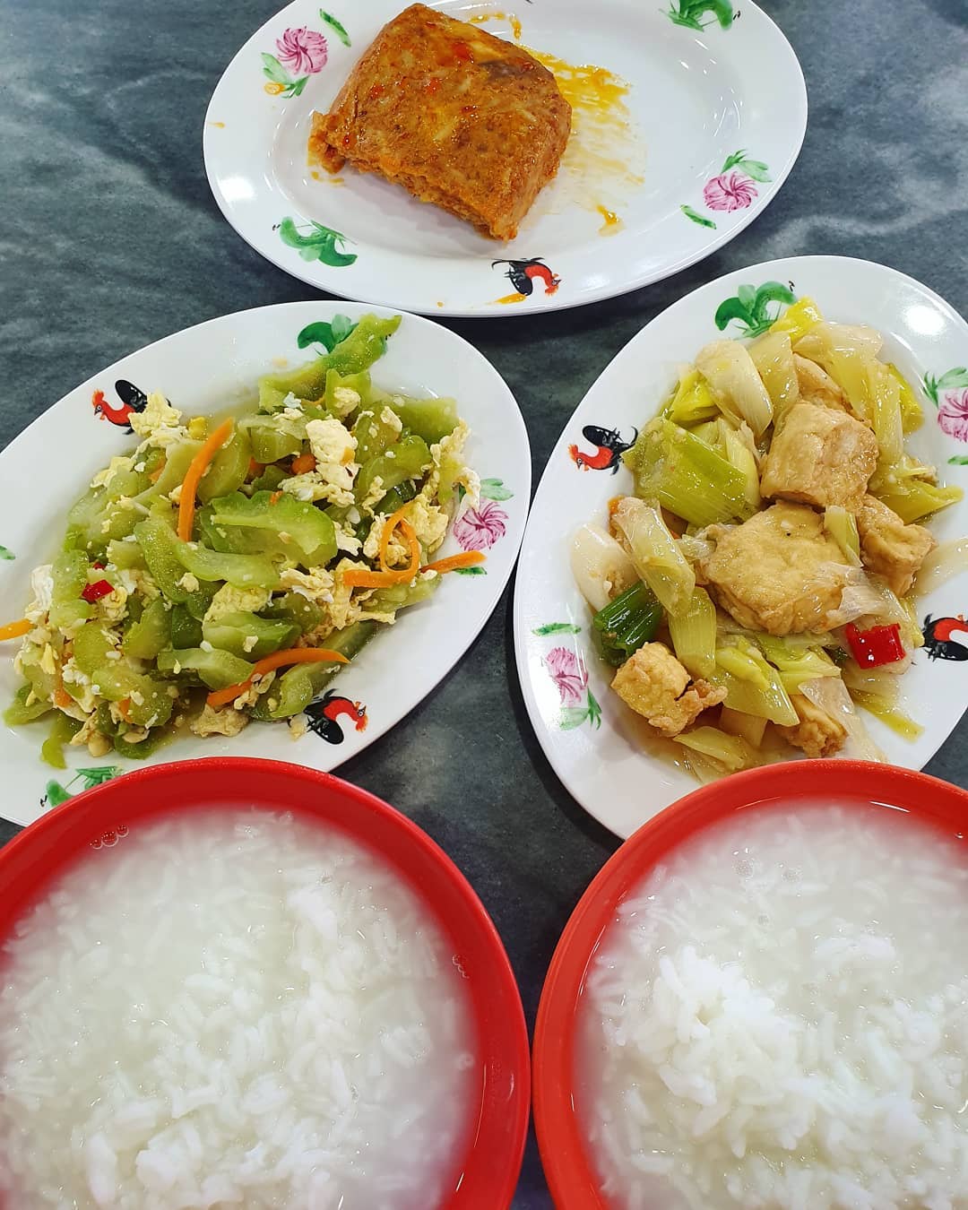 Teochew porridge for dinner ($10.70)!