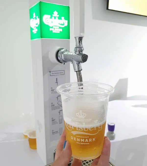 Draft Carlsberg pilsner!