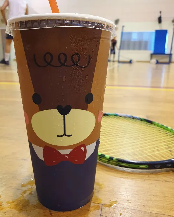 🐻 soya bean with 🏸🏸!