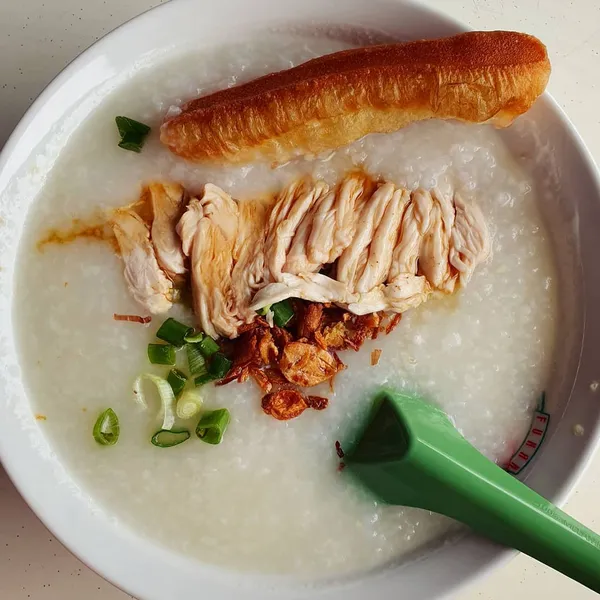 鸡丝粥 ($3)!