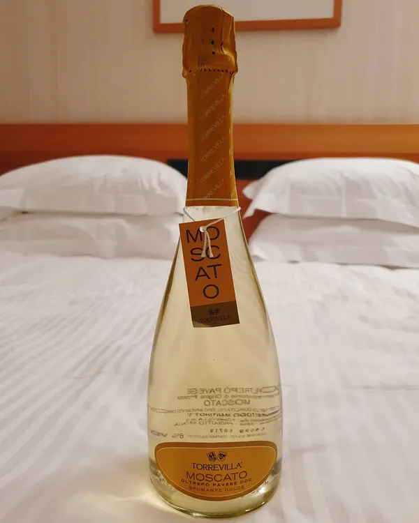 Bought moscato (€2.99) at the nearby supermarket!