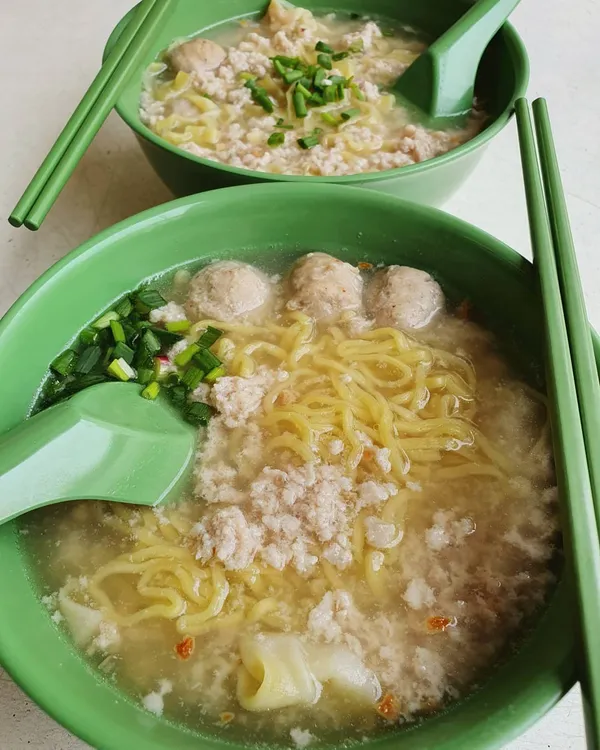 Bak chor mee soup ($4 each)!