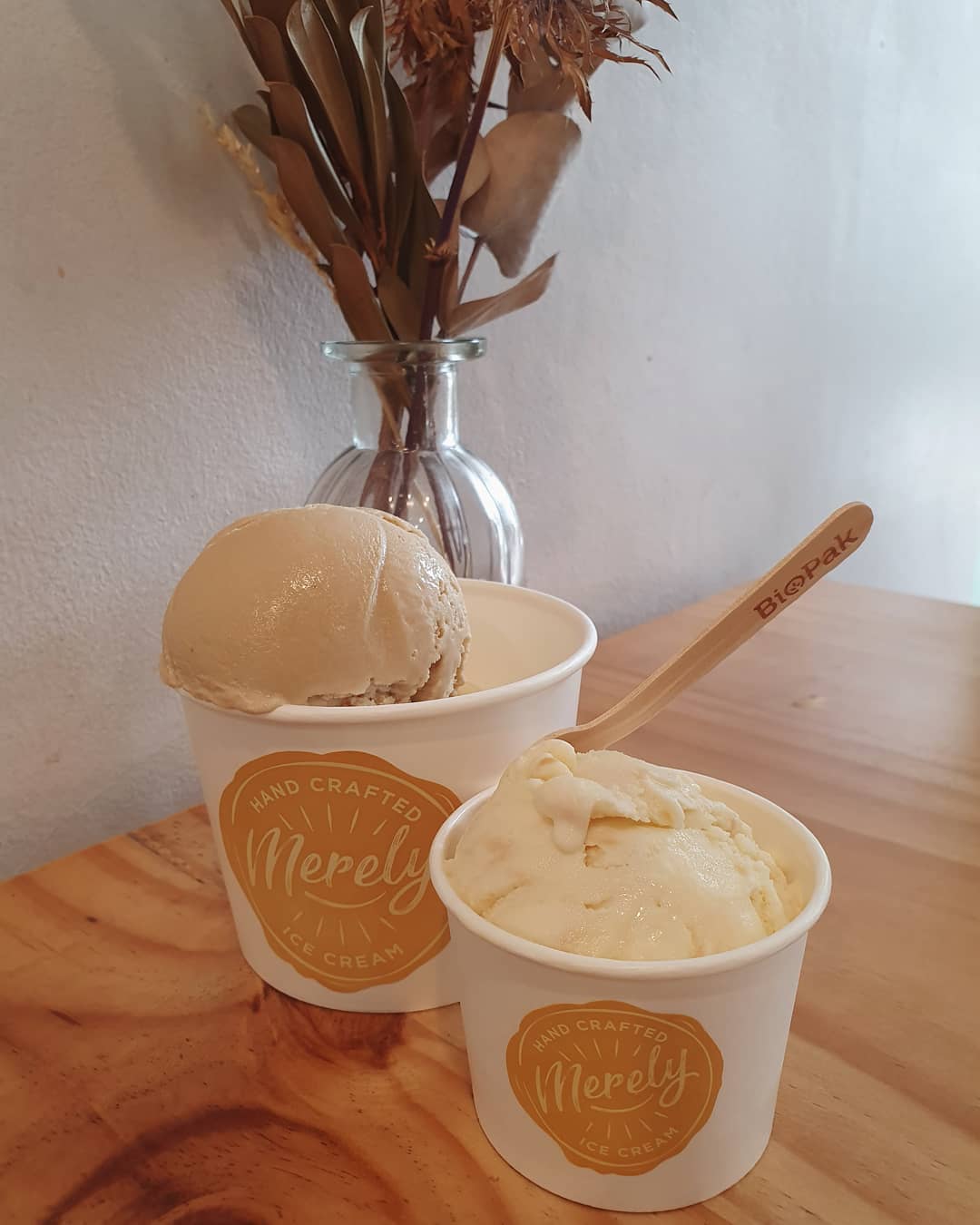 White chocolate speculoos x2 & Salted butterscotch ($10.90)!