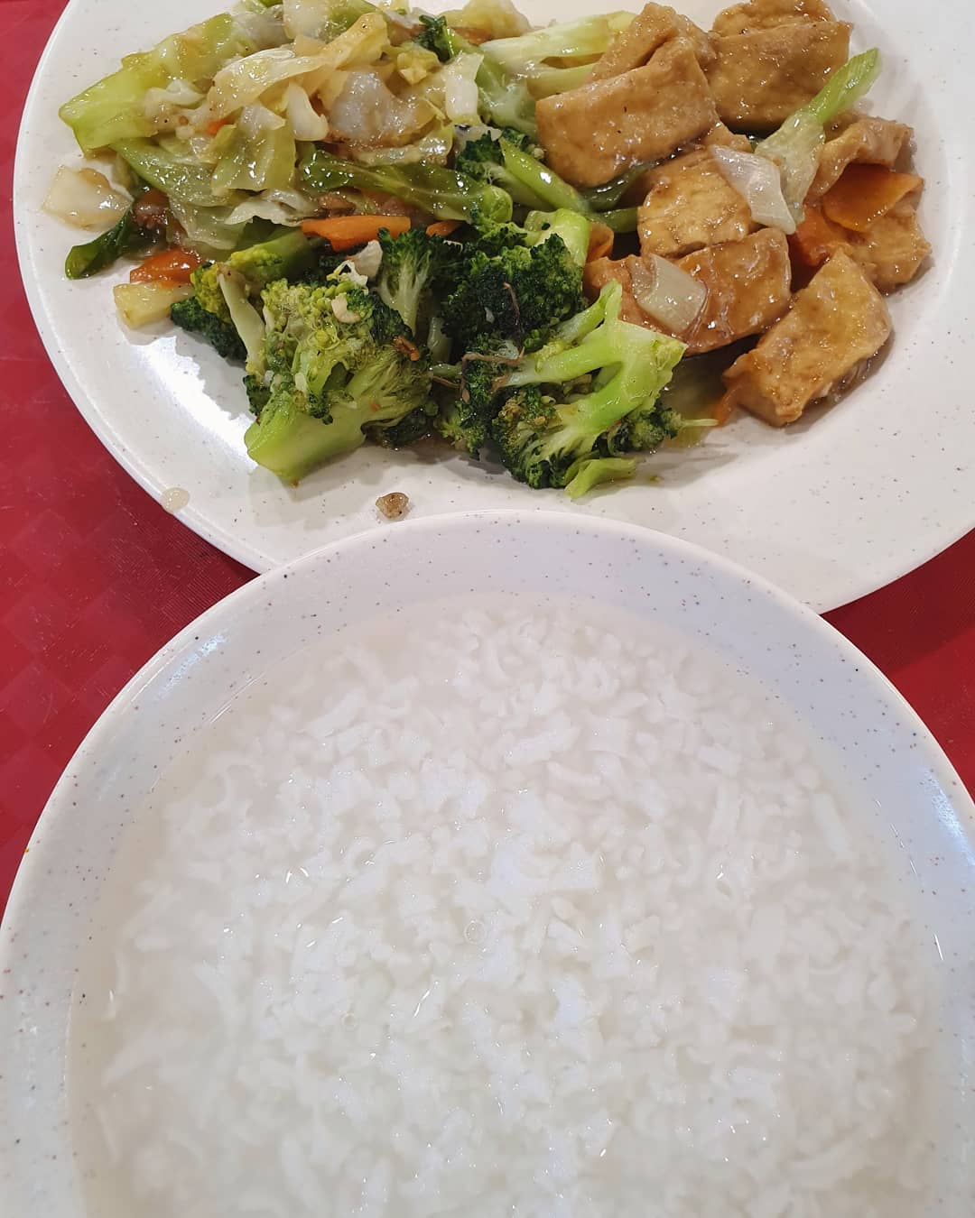 杂菜 + 粥 ($2.80)!
