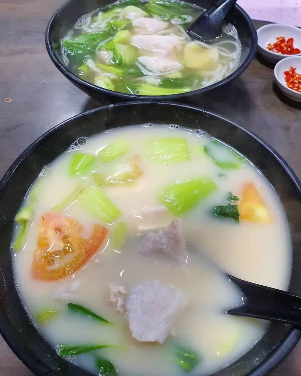 Sliced fish soup ($5.80 each)!