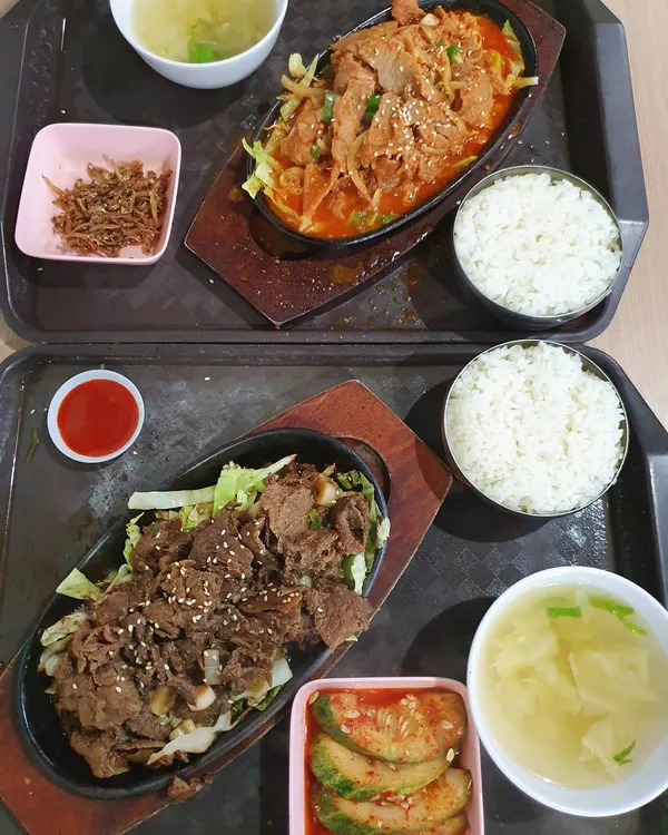 Spicy pork ($9) & Sliced beef ($10.50)!