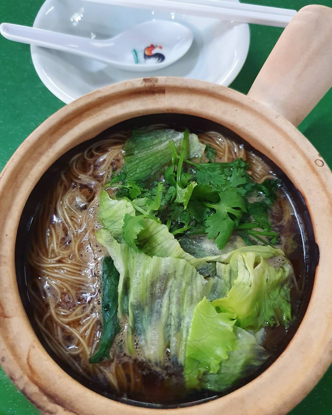 Claypot herbal sliced pork mee sua ($5)!