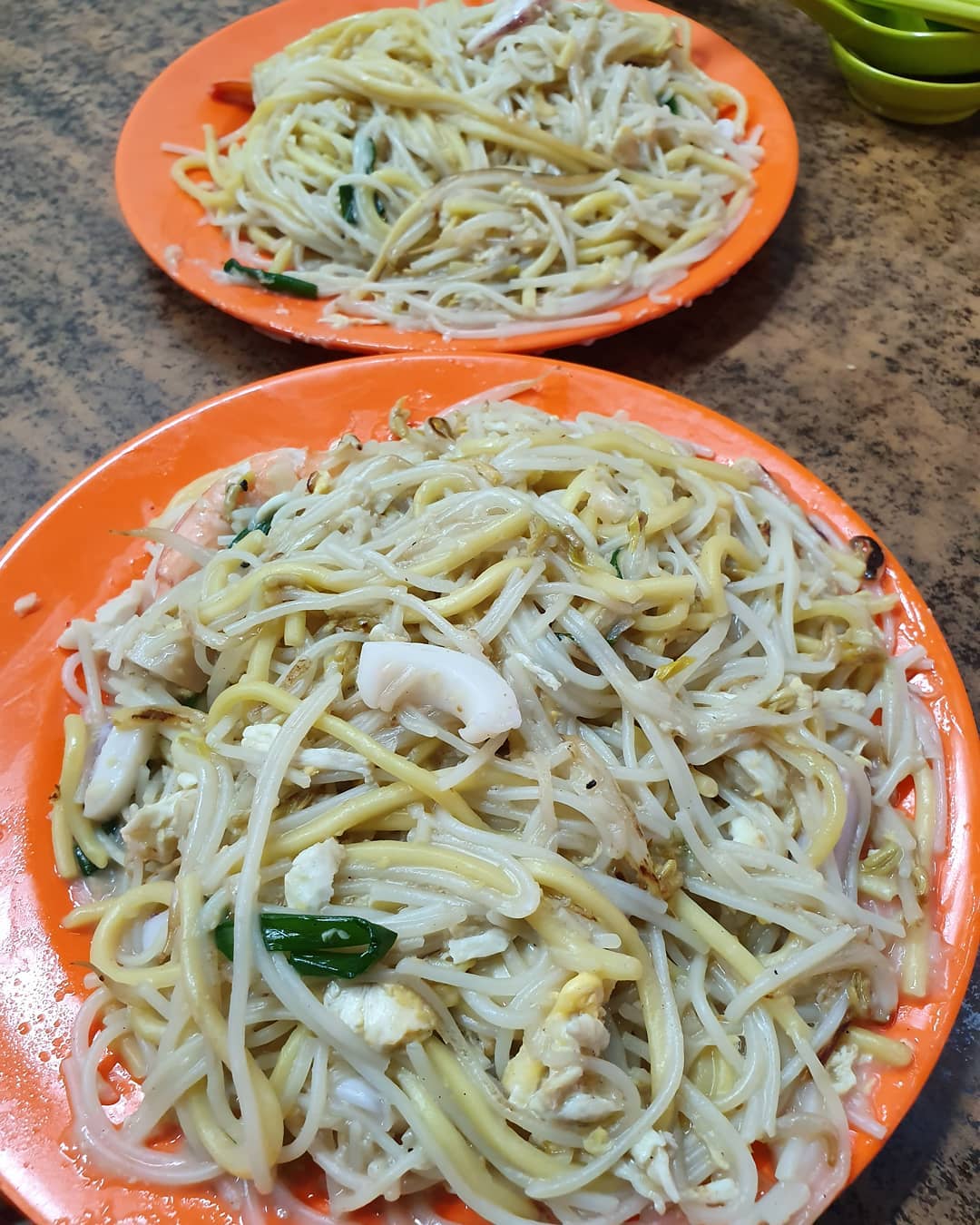 Fried Hokkien mee ($5 each)!