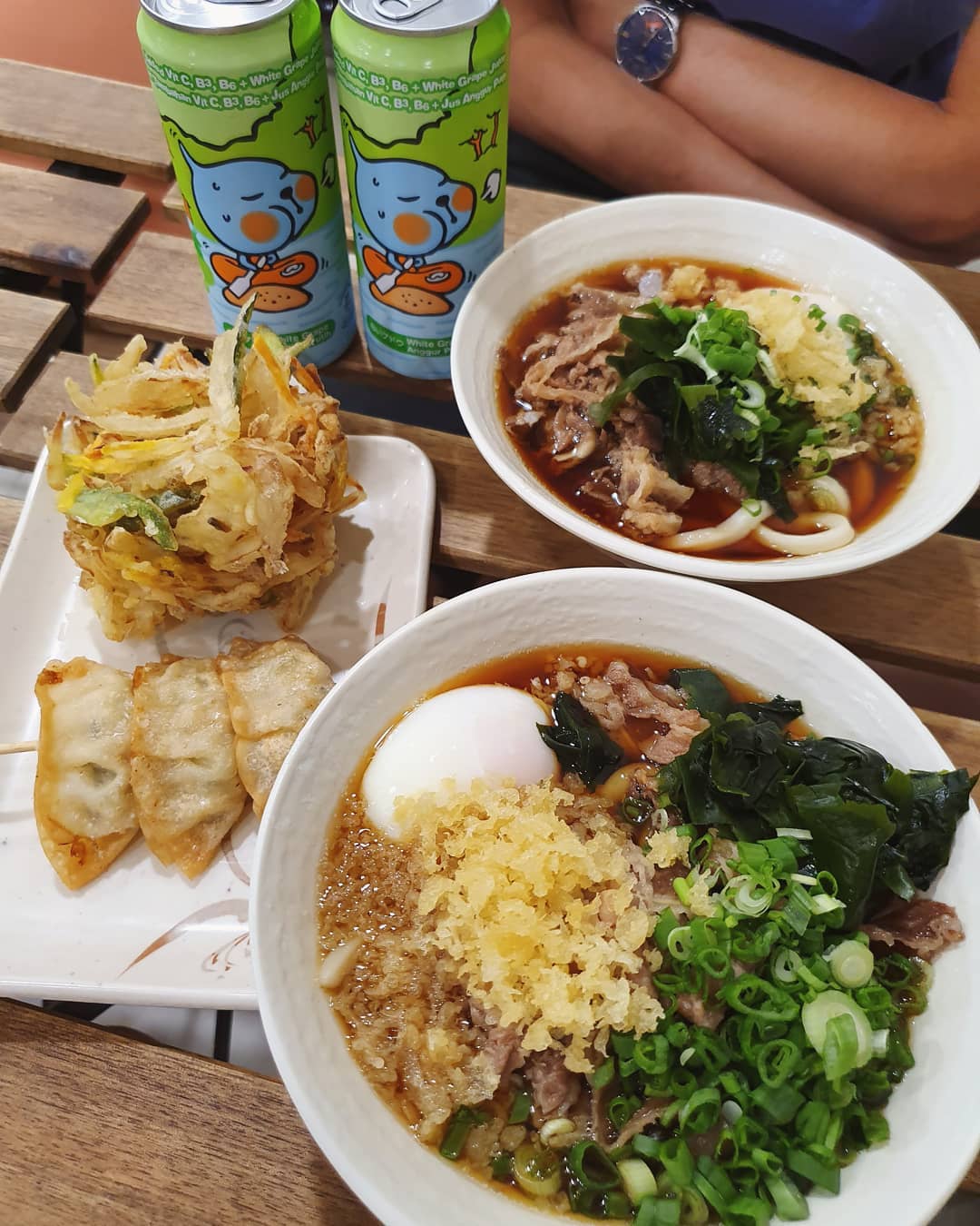 Udon + tempura + drink (Burpple Beyond: $15)!