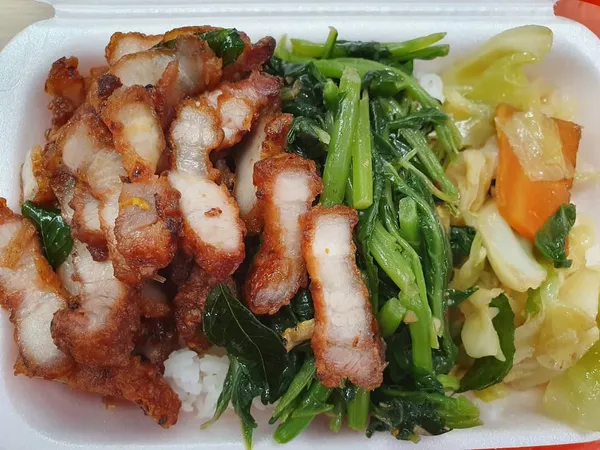Mixed veg rice ($3.20)!