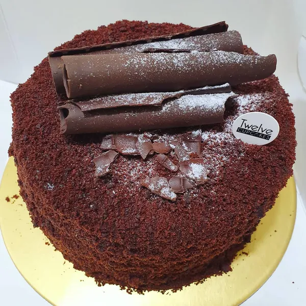Twelve Cupcakes: Blackout chocolate cake ($29.80)!