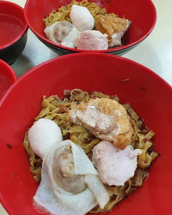 Mee pok dry ($4.50 each)!