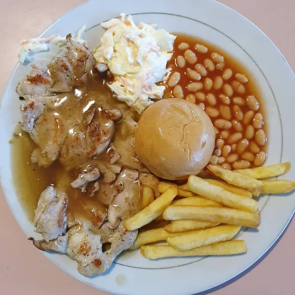Chicken chop ($5.80)!