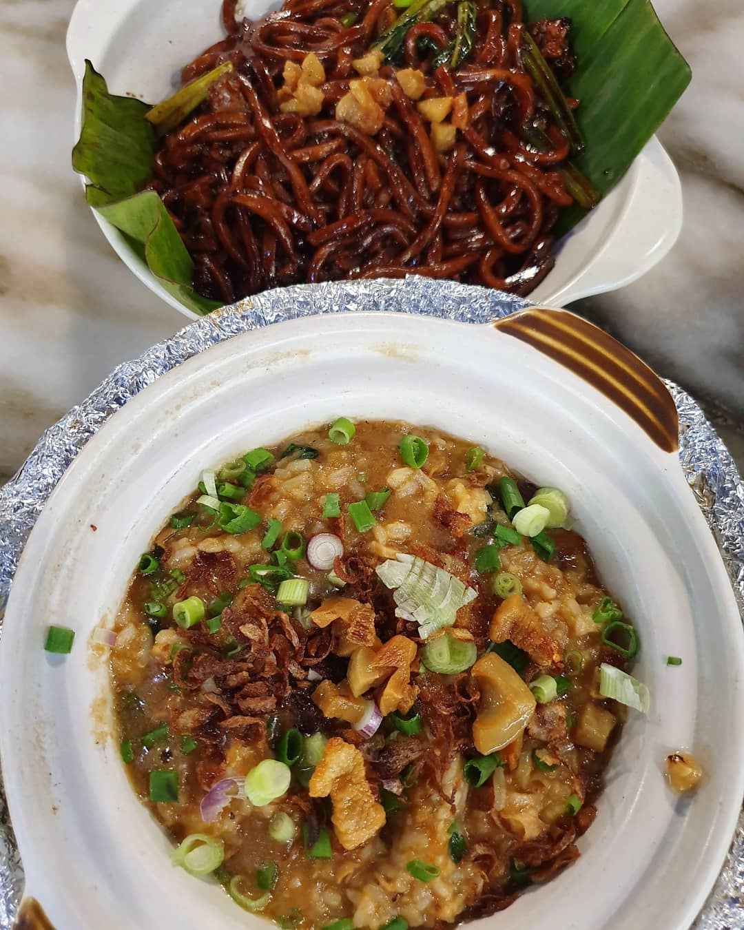 Fried porridge ($7) & Hokkien mee ($6)!