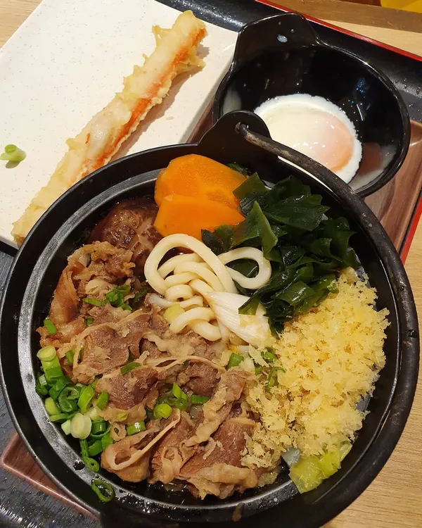 Beef sukiyaki udon ($12.80)!