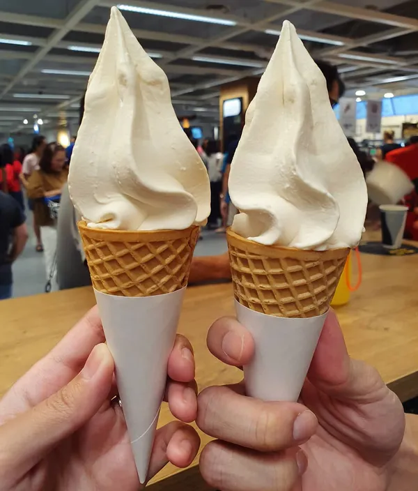IKEA soya ice cream cone ($0.50 each)!