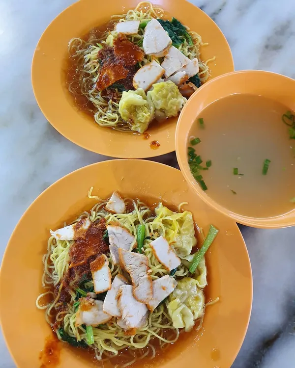 Wanton noodles ($5 each)!