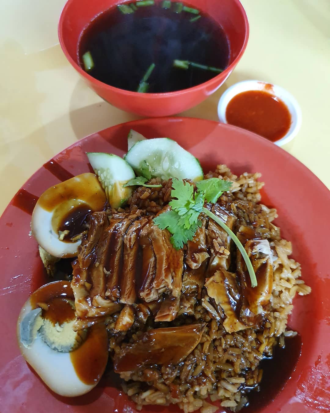 Braised duck rice ($4.10)!