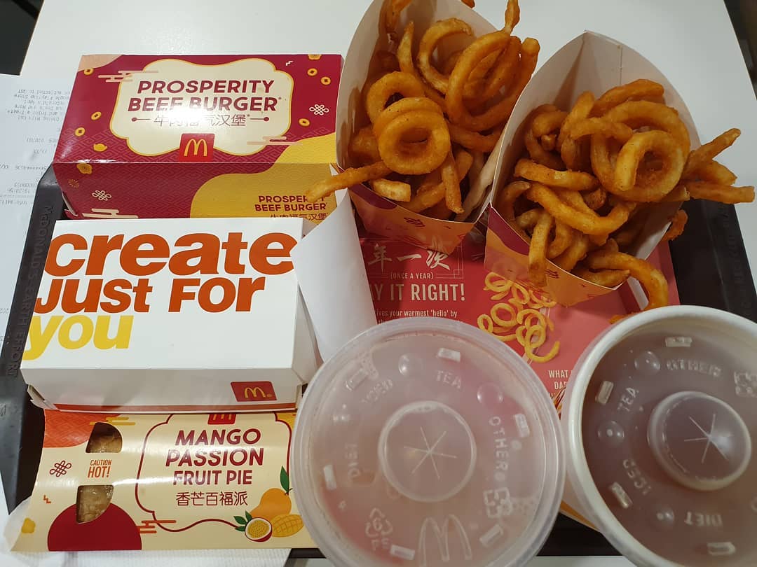 CNY prosperity meal & twister fries ($18.30)!