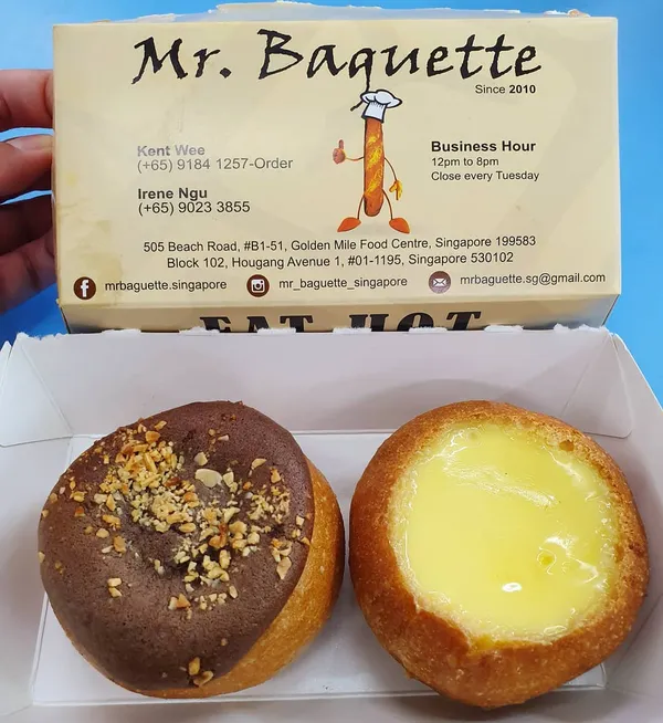 Hazelnut lava & Original baguettes (1 for $3; 2 for $4)!